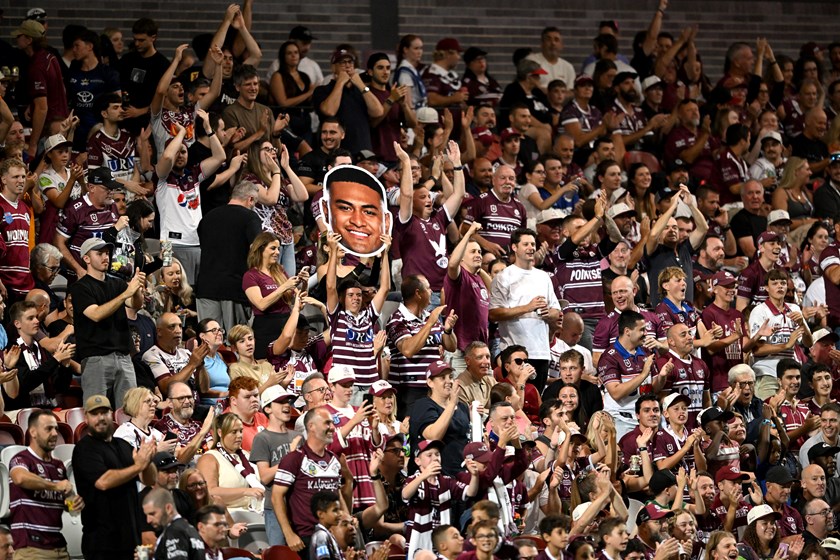 Sea Eagles fans flock to 4 Pines Park for 2025 season-opener against the Cowboys