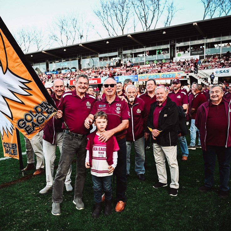 Manly greats honoured on Sunday