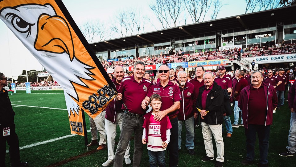 Manly greats honoured on Sunday