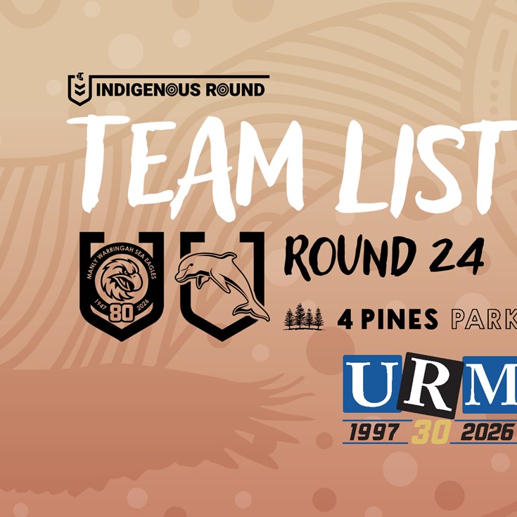 Team List: Indigenous Round vs Dolphins