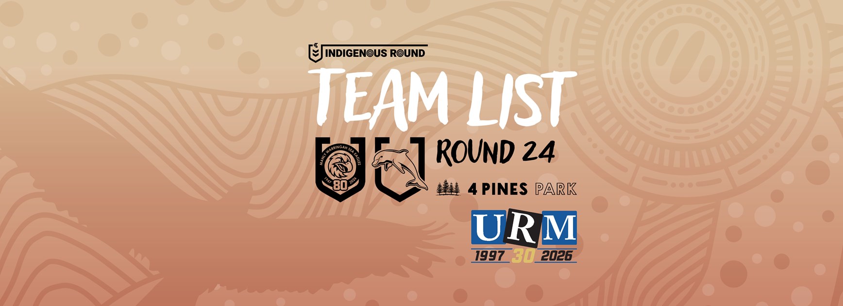 Team List: Indigenous Round vs Dolphins
