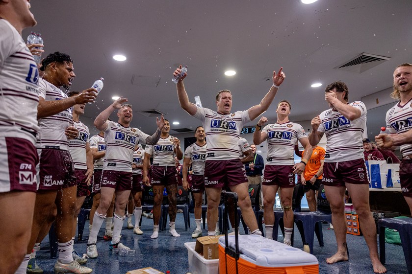 Jake equaled Alan Thompson on 263 appearances for Manly last weekend against the Knights