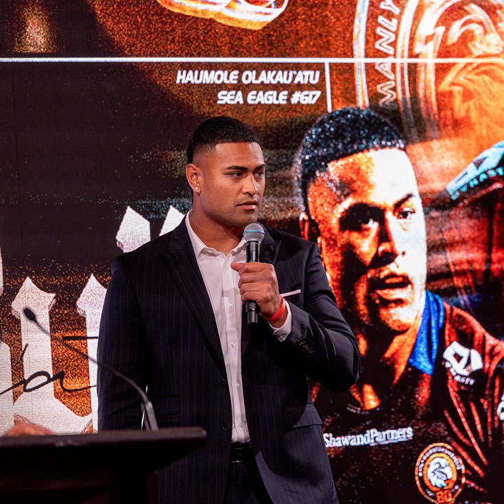 Olakauátu named 2026 Player of the Year at Sea Eagles Awards Night