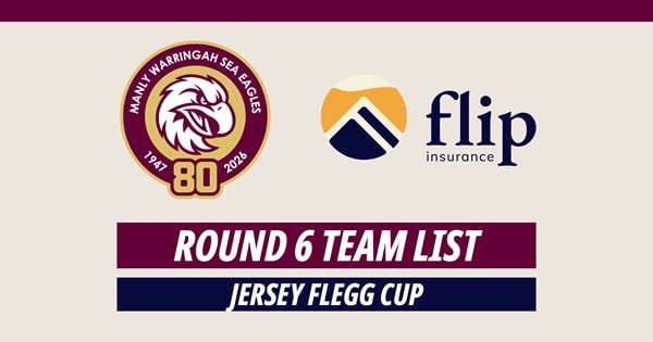 Team List: Jersey Flegg Cup Round 6 vs Dragons | Manly Warringah Sea Eagles