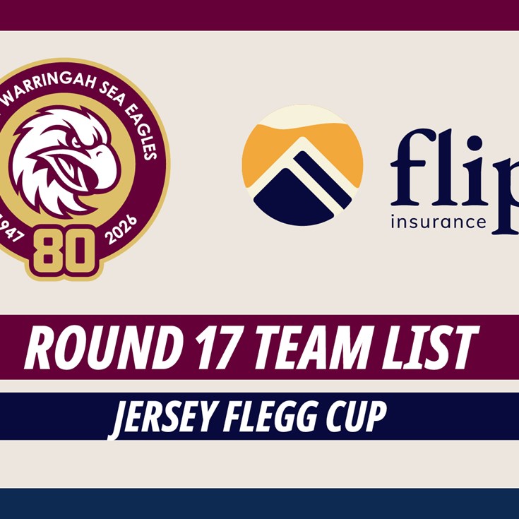 Team List: Jersey Flegg Cup Round 17 vs Bulldogs