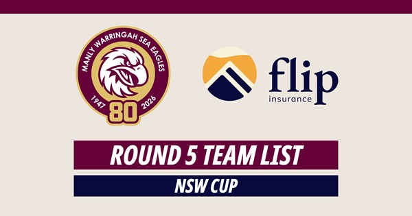 Team List: NSW Cup Round 5 vs Bears | Manly Warringah Sea Eagles