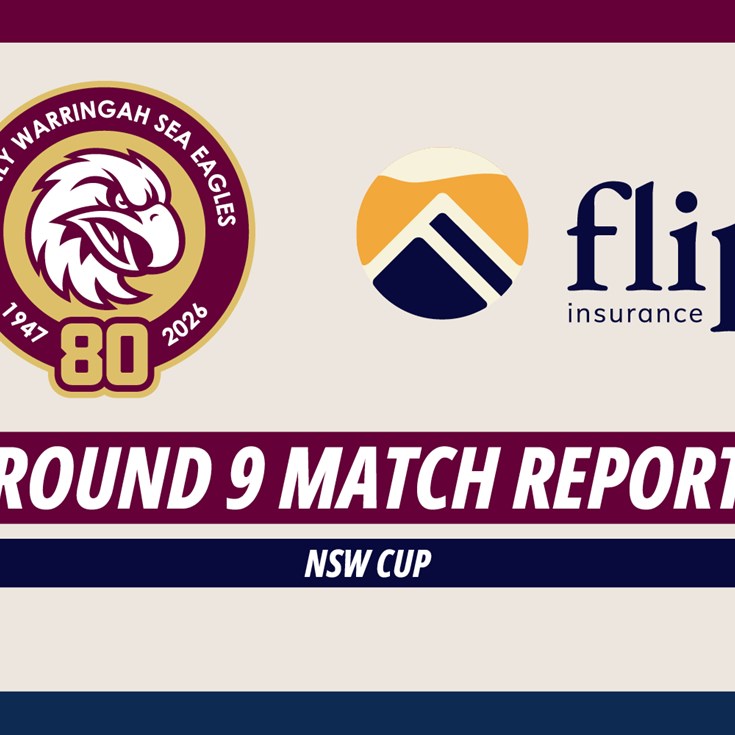 Match Report: NSW Cup Round 9 vs Panthers