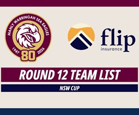 Team List: NSW Cup Round 12 vs Raiders