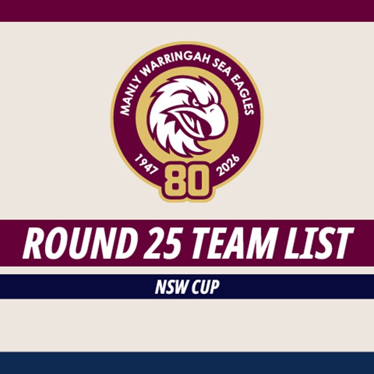 Team List: NSW Cup Round 25 vs Knights