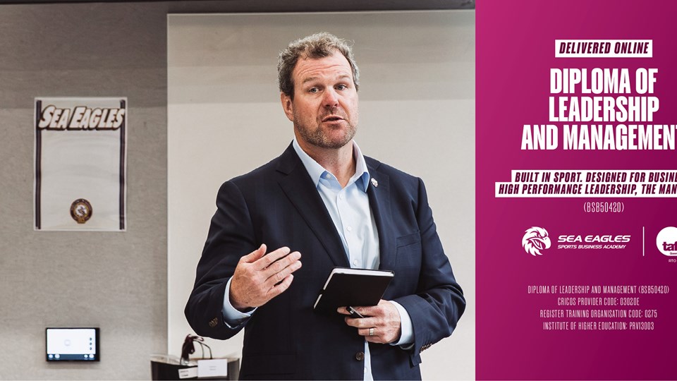 Sea Eagles take Sports Business Academy national through new online leadership course