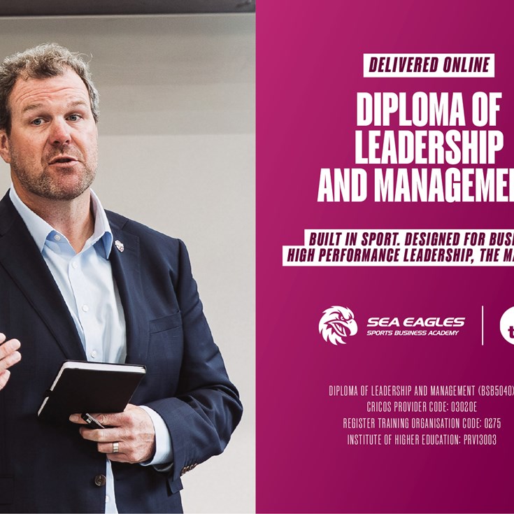 Sea Eagles take Sports Business Academy national through new online leadership course