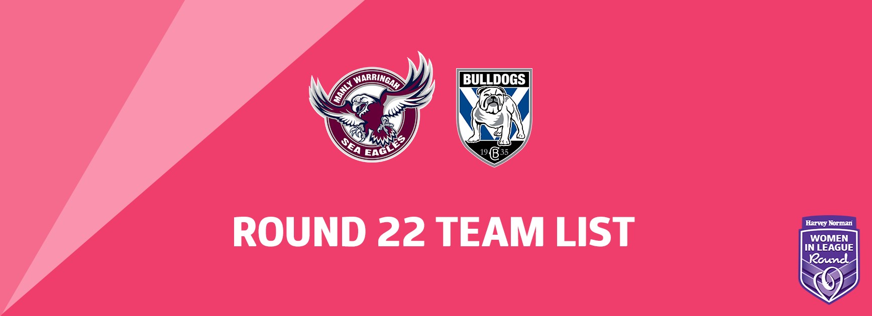 NRL Team List - Round 22